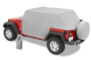 Jeep Wrangler TJ Car Cover - Bestop - All Weather Trail Cover - Charcoal / Gray - `04-`06