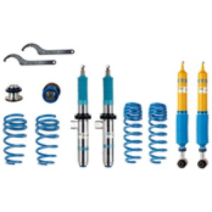 BMW 3 Series Coilover Suspension Kit - Front + Rear - Bilstein - B16 (PSS10) 10-Stage Adjustable, Ride Height Adjustable, Threaded Zinc-Coated Monotube - `13-`16