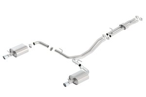 Ford Explorer Performance Exhaust - Rear - Borla - S-Type Cat Back, Dual Split Rear Exit - `12-`15 Ford Explorer Performance Exhaust - Rear - Borla - S-Type Cat Back, Dual Split Rear Exit - `12-`15