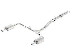 Ford Explorer Performance Exhaust - Rear - Borla - S-Type Cat Back, Dual Split Rear Exit - `12-`15 Ford Explorer Performance Exhaust - Rear - Borla - S-Type Cat Back, Dual Split Rear Exit - `12-`15