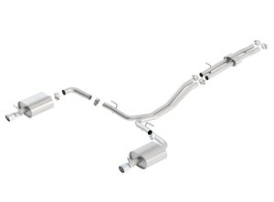 Ford Explorer Performance Exhaust - Rear - Borla - S-Type Cat Back, Dual Split Rear Exit - `12-`15 Ford Explorer Performance Exhaust - Rear - Borla - S-Type Cat Back, Dual Split Rear Exit - `12-`15