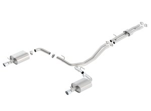 Ford Explorer Performance Exhaust - Rear - Borla - S-Type Cat Back, Dual Split Rear Exit - `12-`15 Ford Explorer Performance Exhaust - Rear - Borla - S-Type Cat Back, Dual Split Rear Exit - `12-`15
