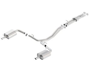 Ford Explorer Performance Exhaust - Rear - Borla - S-Type Cat Back Dual Split - `16-`17 Ford Explorer Performance Exhaust - Rear - Borla - S-Type Cat Back Dual Split - `16-`17
