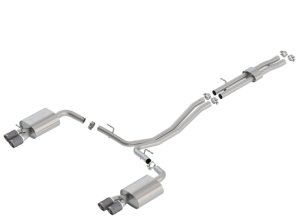 Ford Explorer Performance Exhaust - Borla - S-Type Cat Back - Carbon Fiber - `18-`19