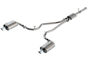 Ford Explorer Performance Exhaust - Borla - S-Type Cat Back - Bright Chrome - `20-`23 Ford Explorer Performance Exhaust - Borla - S-Type Cat Back - Bright Chrome - `20-`23