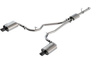 Ford Explorer Performance Exhaust - Borla - S-Type Cat Back - Black Chrome - `20-`23 Ford Explorer Performance Exhaust - Borla - S-Type Cat Back - Black Chrome - `20-`23