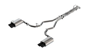 Ford Explorer Performance Exhaust - Borla - Cat Back ATAK - Black Chrome - `19-`24 Ford Explorer Performance Exhaust - Borla - Cat Back ATAK - Black Chrome - `19-`24