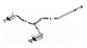 Subaru WRX Performance Exhaust - Rear - Borla - Cat Back, S-Type - Polished - `22-`25 Subaru WRX Performance Exhaust - Rear - Borla - Cat Back, S-Type - Polished - `22-`25