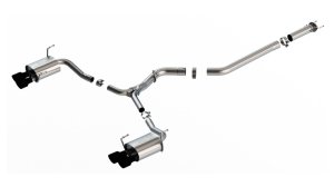 Subaru WRX Performance Exhaust - Rear - Borla - S-Type Cat Back - Ceramic Black - `22-`25 Subaru WRX Performance Exhaust - Rear - Borla - S-Type Cat Back - Ceramic Black - `22-`25