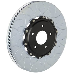 Porsche 911 Brake Rotor (2) - Front - Brembo - Slotted Type-3 - `00-`04 Porsche 911 Brake Rotor (2) - Front - Brembo - Slotted Type-3 - `00-`04