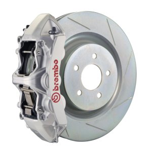 Chevrolet Camaro Brake Kit - Front - Brembo - 6 Piston Cast 355x32 1pc Rotor Slotted Type1 - Silver - `16-`27 Chevrolet Camaro Brake Kit - Front - Brembo - 6 Piston Cast 355x32 1pc Rotor Slotted Type1 - Silver - `16-`27