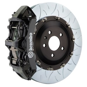 BMW X3 Brake Kit - Front - Brembo - 6 Pistons Cast 405x34 2pc Rotor Slotted Type3 - Black - `25-`27