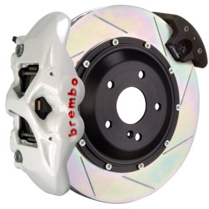 Mercedes-Benz A-Class Brake Kit - Front - Brembo - GT BBK 6Pis Cast 380x34 2pc Rotor Slotted Type3 - White - `19-`22 Mercedes-Benz A-Class Brake Kit - Front - Brembo - GT BBK 6Pis Cast 380x34 2pc Rotor Slotted Type3 - White - `19-`22