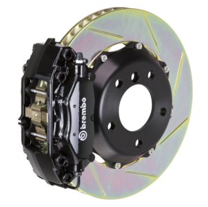 Mercedes-Benz CL500 Brake Kit - Rear - Brembo - Slotted Type1 - 4 Piston Cast 2pc 328x28 - Black - `00-`02 Mercedes-Benz CL500 Brake Kit - Rear - Brembo - Slotted Type1 - 4 Piston Cast 2pc 328x28 - Black - `00-`02