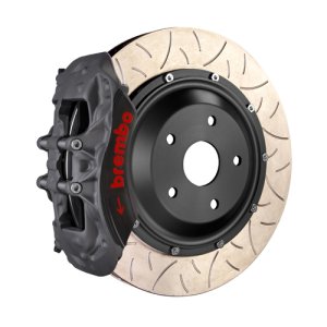 Chevrolet Corvette Brake Kit - Front - Brembo - T3-Black HA, 6 Piston Forged 2pc Rotor - Black - `05-`13