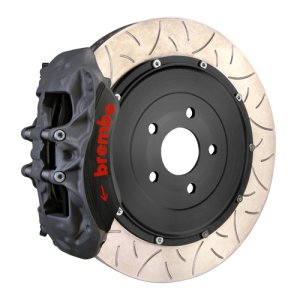 Mitsubishi Lancer Evo X Brake Kit - Front - Brembo - PISTA 6 Piston Forged 2pc380x35x53a 2pc Rotor T3 - Black - `08-`15 Mitsubishi Lancer Evo X Brake Kit - Front - Brembo - PISTA 6 Piston Forged 2pc380x35x53a 2pc Rotor T3 - Black - `08-`15