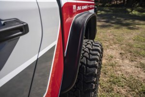 Jeep Gladiator Fender Flares - Rear - Bushwacker - Flat Style - Black - `20-`24