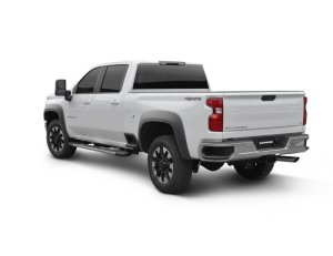 Chevrolet Silverado 2500 Fender Flares - Rear - Bushwacker - Extend-A-Fender Style, Smooth Finish - Black - 2020