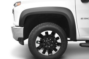 Chevrolet Silverado 2500 Fender Flares - Front - Bushwacker - Extend-A-Fender Style - Black - `20-`27