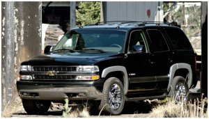 Chevrolet Tahoe Fender Flares - Front + Rear - Bushwacker - OE Style - Black - `00-`06
