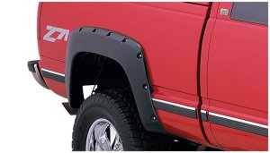 Chevrolet Tahoe Fender Flares - Front + Rear - Bushwacker - Pocket Style, Smooth Finish - Black - `07-`14