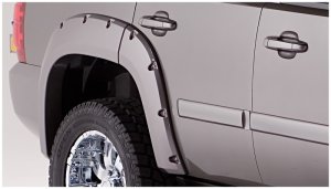 Chevrolet Tahoe Fender Flares - Front + Rear - Bushwacker - Pocket Style, Smooth Finish - Black - `07-`14