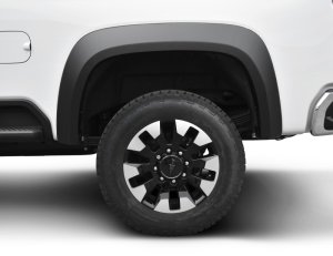Chevrolet Silverado 2500 Fender Flares - Front + Rear - Bushwacker - Extend-A-Fender Style - Black - `20-`27