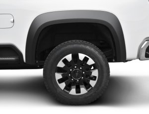 Chevrolet Silverado 2500 Fender Flares - Front + Rear - Bushwacker - Extend-A-Fender Style - Black - `20-`27