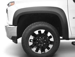 Chevrolet Silverado 3500 Fender Flares - Front + Rear - Bushwacker - Extend-A-Fender Style - Black - `20-`27