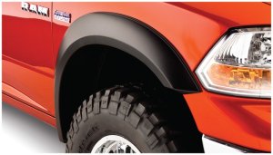 Dodge Ram 1500 Fender Flares - Front - Bushwacker - Extend-A-Fender - Black - `09-`18