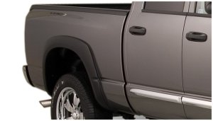 Dodge Ram 1500 Fender Flares - Front + Rear - Bushwacker - OE Style - Black - `06-`08