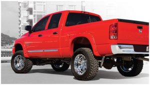 Dodge Ram 1500 Fender Flares - Front + Rear - Bushwacker - Pocket Style - Black - `06-`08