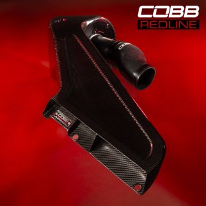 Subaru WRX STI Performance Air Intake - COBB - Redline Carbon - Gloss Finish - `15-`20