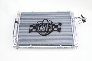 Infiniti G37 Aluminum Radiator - CSF - Triple-Pass, 2-Row, Exclusive B-Tube Technology - Smooth Satin Finish - `08-`13