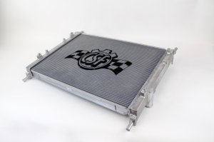 Ford Mustang Radiator - CSF - High-Performance All-Aluminum + Dual Core + B-Tube Technology - Satin - `15-`27