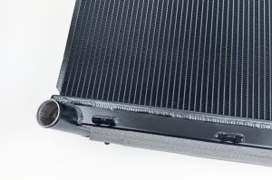 Subaru WRX Radiator - CSF - All-Aluminum, 2-Row, 42mm Ultra-High-Performance Core with Exclusive B-Tube Technology - Satin Black - `22-`27 Subaru WRX Radiator - CSF - All-Aluminum, 2-Row, 42mm Ultra-High-Performance Core with Exclusive B-Tube Technology - Satin Black - `22-`27