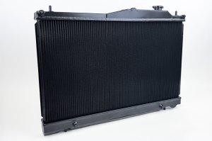 Subaru WRX Radiator - CSF - All-Aluminum, 2-Row, 42mm Ultra-High-Performance Core with Exclusive B-Tube Technology - Satin Black - `22-`27
