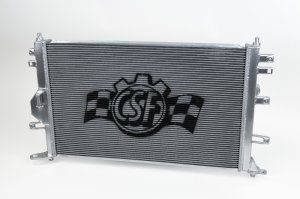 Toyota GR Yaris Radiator - CSF - High-Performance 2-Row, 42mm Ultra-High-Performance Core - Satin Finish - `20-`27