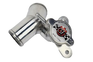 Subaru BRZ Radiator Filler Neck - CSF - Aluminum with 1.4bar High Pressure Radiator Cap - Mirror Polished - `13-`27