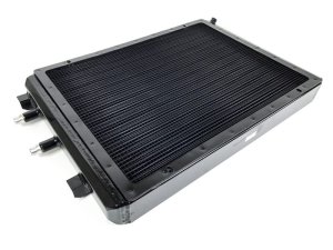 BMW M3 Heat Exchanger - Front - CSF - CSF #8075V, Semi-Gloss Black Finish, Dual-Pass Flow Structure - Black - `14-`27