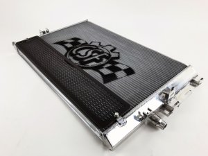 Mercedes-Benz C63 AMG Heat Exchanger - Front - CSF - All-Aluminum w/Rock Guard - `15-`27 Mercedes-Benz C63 AMG Heat Exchanger - Front - CSF - All-Aluminum w/Rock Guard - `15-`27