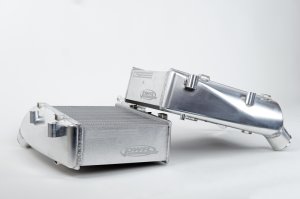 Audi RS7 Performance Intercooler System - CSF - Twin Intercooler Set with Formula-1 Grade Core by PWR - Raw Billet Aluminum - `20-`27