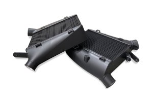 Audi RS6 Intercooler System - CSF - High-Performance Twin, Formula-1 Grade Core - Black - `20-`27