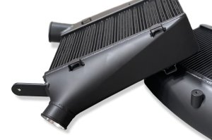 Audi RS6 Intercooler System - CSF - High-Performance Twin, Formula-1 Grade Core - Black - `20-`27