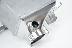 BMW M2 Charge Air Cooler Manifold - CSF - Level-Up, Raw Billet, Liquid-to-Air Bar & Plate Core, Integrated Port Injection - Raw Billet Aluminum - `23-`27 BMW M2 Charge Air Cooler Manifold - CSF - Level-Up, Raw Billet, Liquid-to-Air Bar & Plate Core, Integrated Port Injection - Raw Billet Aluminum - `23-`27