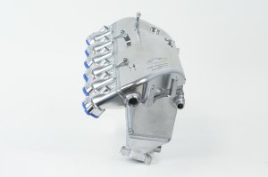 BMW M3 Charge Air Cooler Manifold - CSF - Level-Up, Liquid-to-Air Bar & Plate Core, Integrated Port Injection, KIYLEX Thermal Spacer - Thermal Dispersion Black - `21-`27