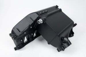 BMW M3 Charge Air Cooler Manifold - CSF - Level-Up, Liquid-to-Air Bar & Plate Core, Integrated Port Injection, KIYLEX Thermal Spacer - Thermal Dispersion Black - `21-`27