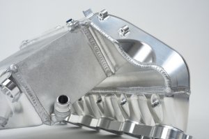 BMW M4 Charge Air Cooler Manifold - CSF - Level-Up, Liquid-to-Air Bar & Plate Core, Integrated Port Injection, KIYLEX Thermal Spacer - Thermal Dispersion Black - `21-`27