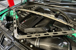 BMW M4 Charge Air Cooler Manifold - CSF - Level-Up, Liquid-to-Air Bar & Plate Core, Integrated Port Injection, KIYLEX Thermal Spacer - Thermal Dispersion Black - `21-`27
