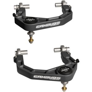 Ford Ranger Uniball Upper Arms - Front - Camburg - KINETIK Performance Billet - Gray - 2024+